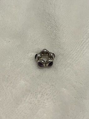 Pandora Amethyst Spacer Charm